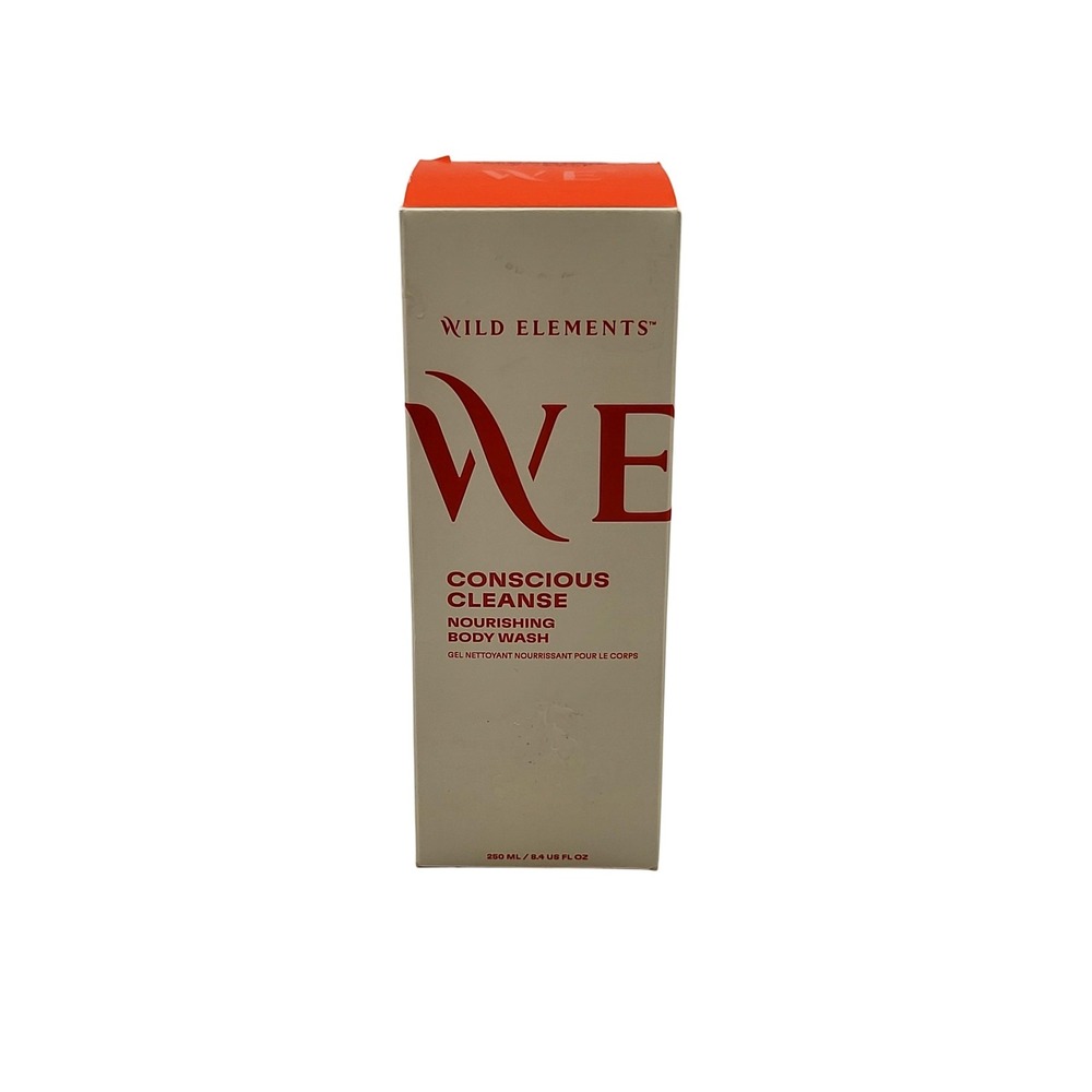 NIB Wild Elements Conscious Nourishing Body Wash Mandarin Bergamot Mint 250ml